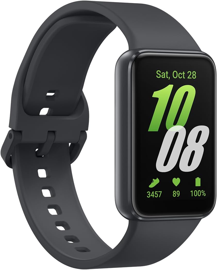 Samsung Galaxy Fit3 Health & Fitness Tracker 40mm Smartwatch - Black