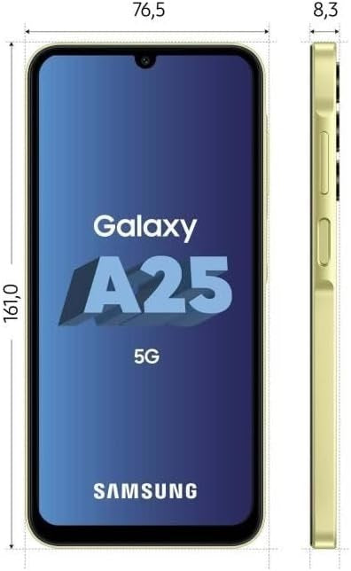 Samsung Galaxy A25 6.5'' 5G Smartphone 128GB Unlocked Dual SIM-Free - Yellow