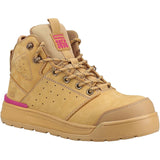 Hard Yakka Women's 3056 PR Side Zip Work Safety Boot - Size UK5 - Wheat