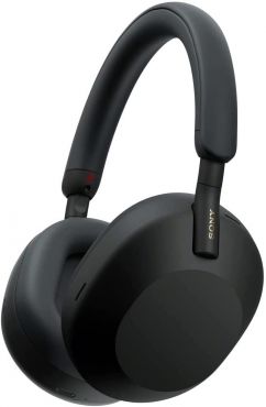Sony WH-1000XM5 Noise Cancelling Wireless Smart Over Ear Headphones - Black