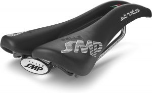 Selle SMP STRATOS Leather Road Bike Saddle W131 x L266mm - Black