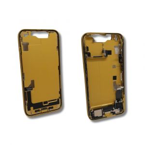 Apple iPhone 14 Genuine Mid Frame Chassis 100% Original Parts - Yellow
