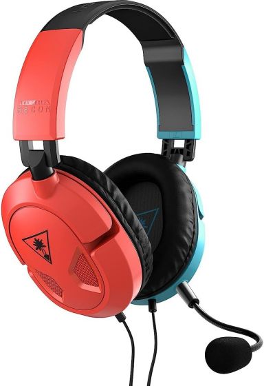 Turtle Beach Recon 50 Wired Gaming Headset Xbox PC PS Red Blue